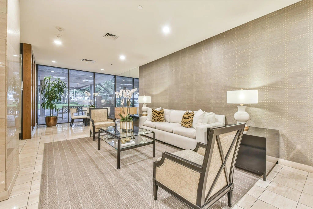 Luxury lobby at The Greenway with elegant seating