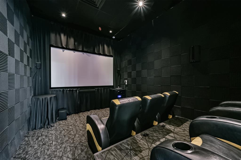 Movie Theater with comfortable seating